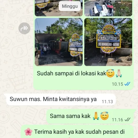 Pengiriman Papan Bunga Duka Petukangan Utara